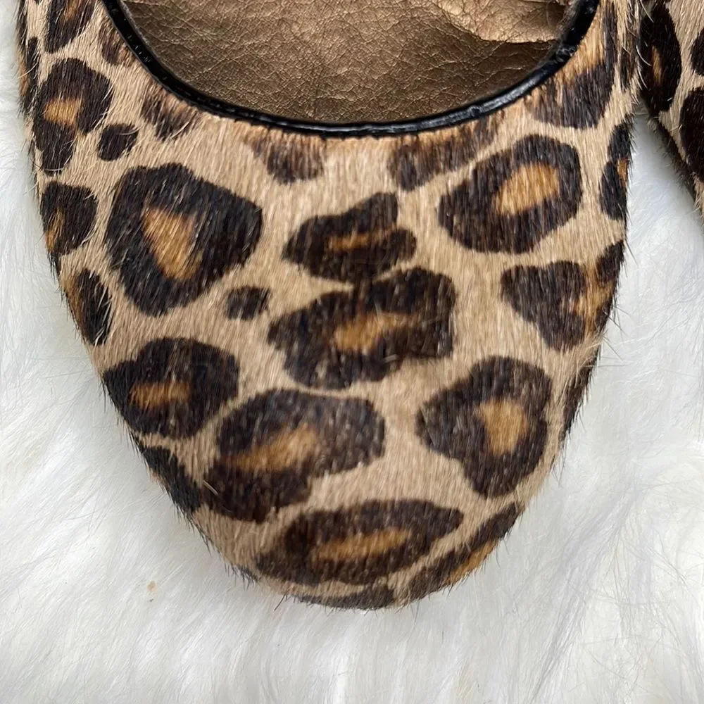 Steve Madden Leather Leopard Heels